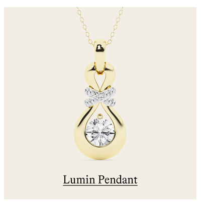Lumin Pendant in 14K Yellow Gold