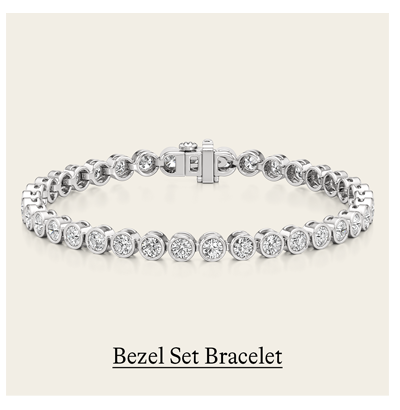 7 ct. tw. Bezel Set Bracelet