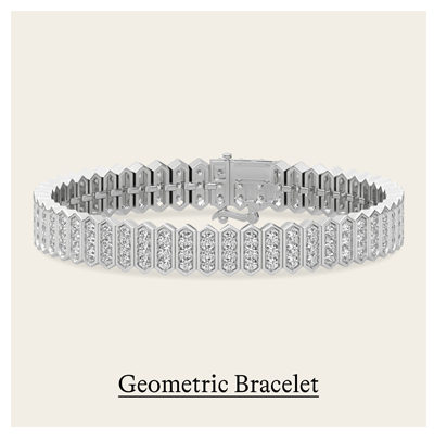 5 ct. tw. Geometric Bracelet
