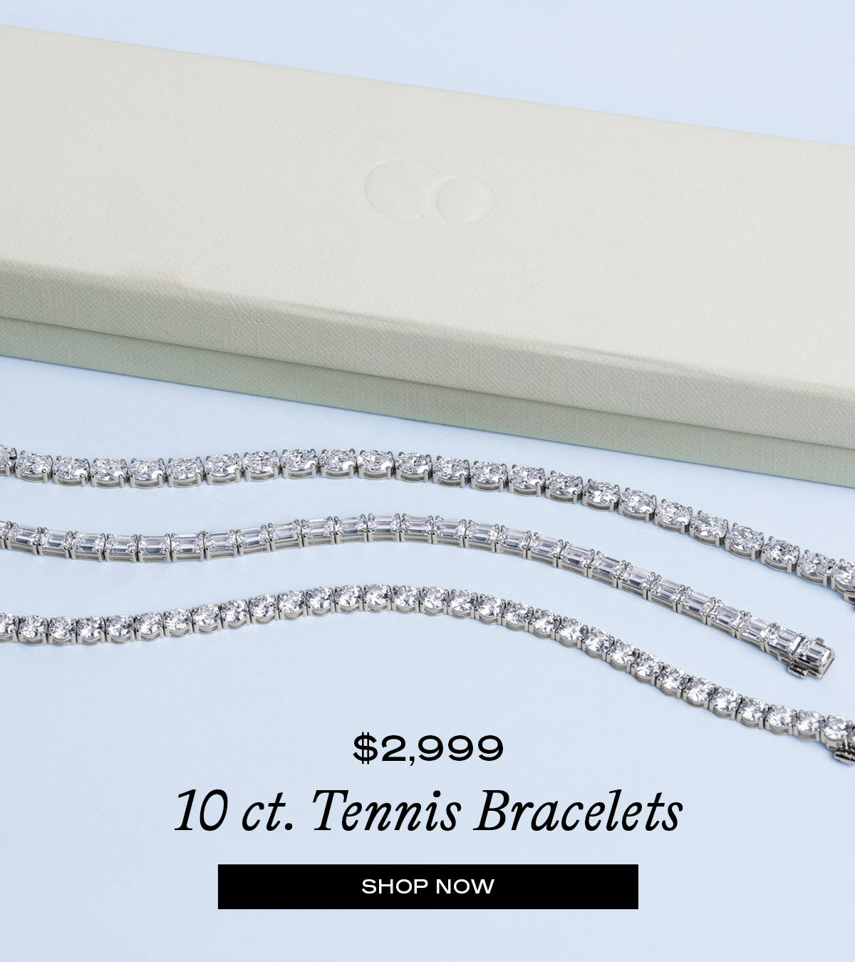 10 ct. Tennis Bracelets $2,999 [SHOP NOW]