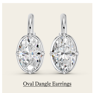 Oval Dangle Earrings