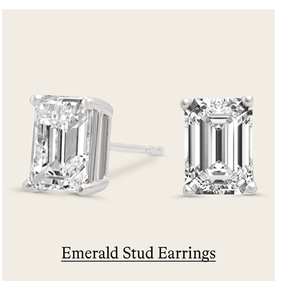 Emerald Stud Earrings