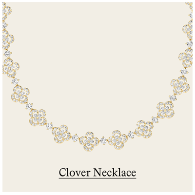 12 ct. tw. Clover Necklace