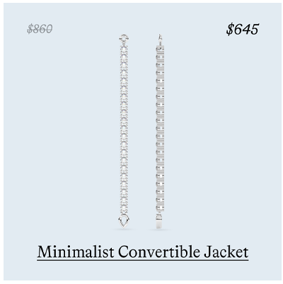 1/2 - 2 ct. Minimalist Convertible Jacket