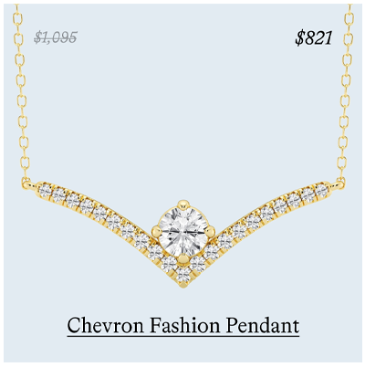 Round Chevron Fashion Pendant