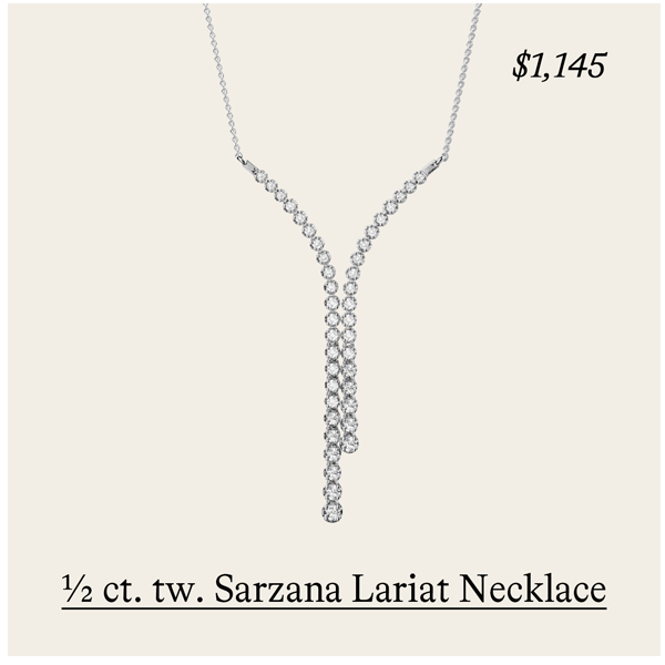 1/2 ct. tw. Sarzana Lariat Necklace