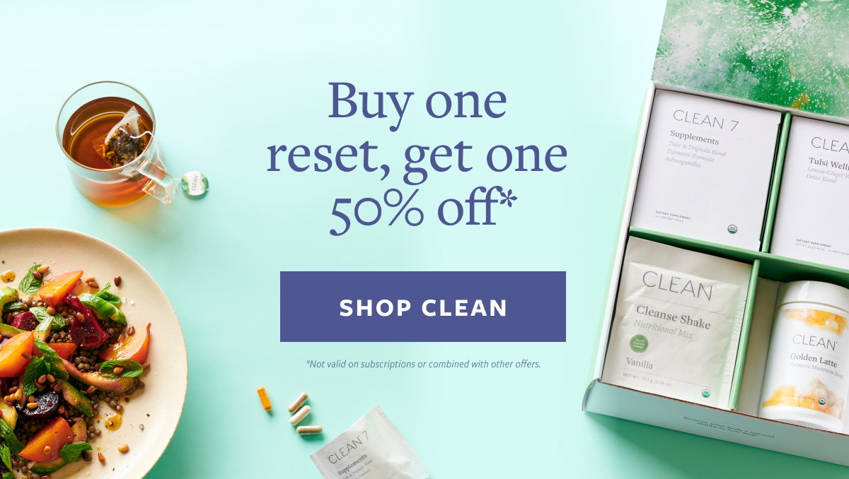 Buy one Reset, get one 50% off