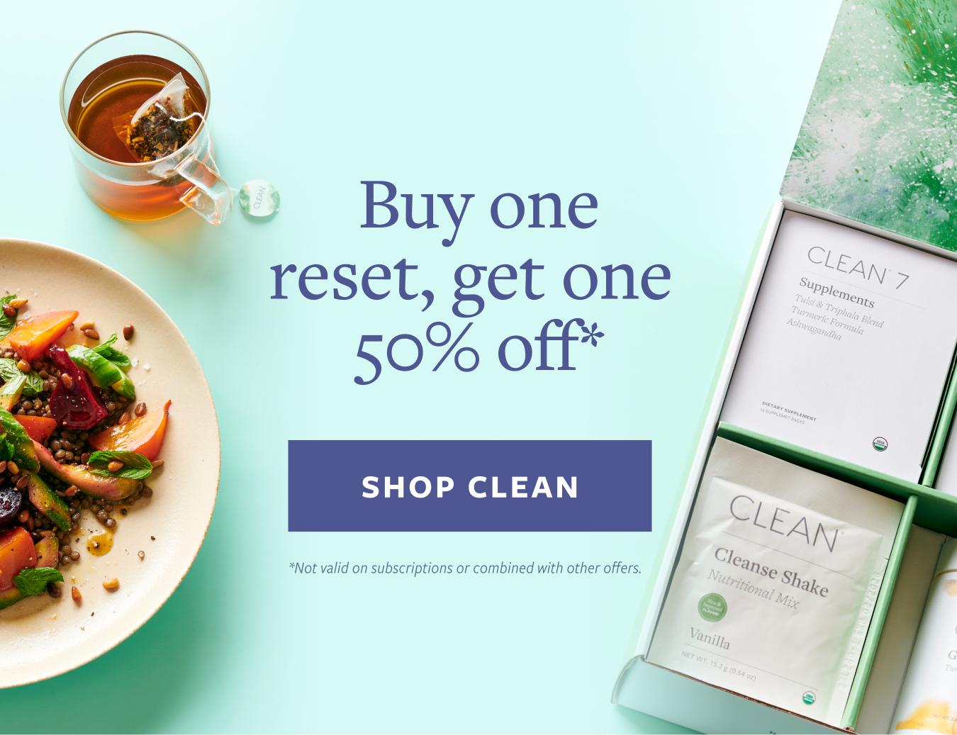 Buy one Reset, get one 50% off