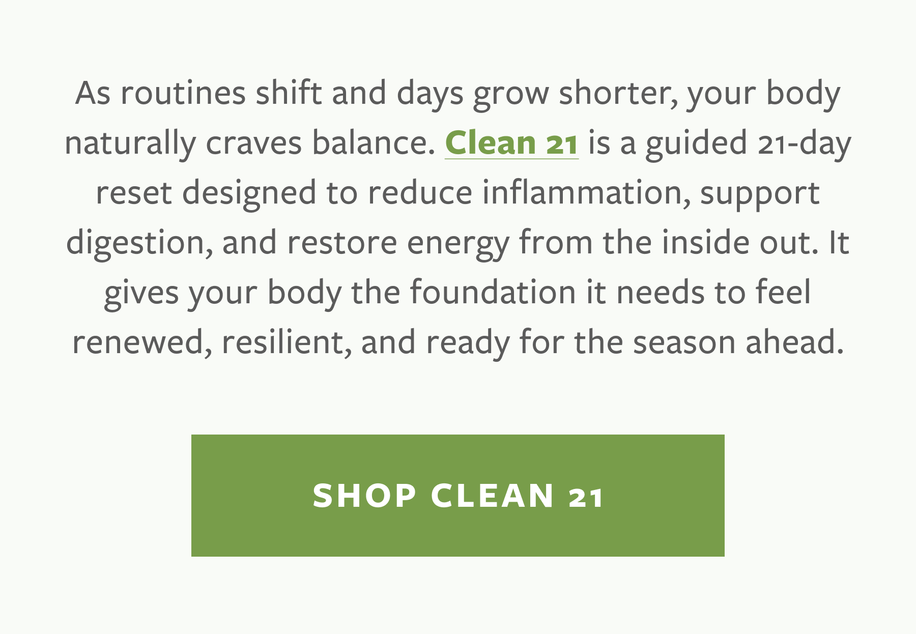 Clean 21