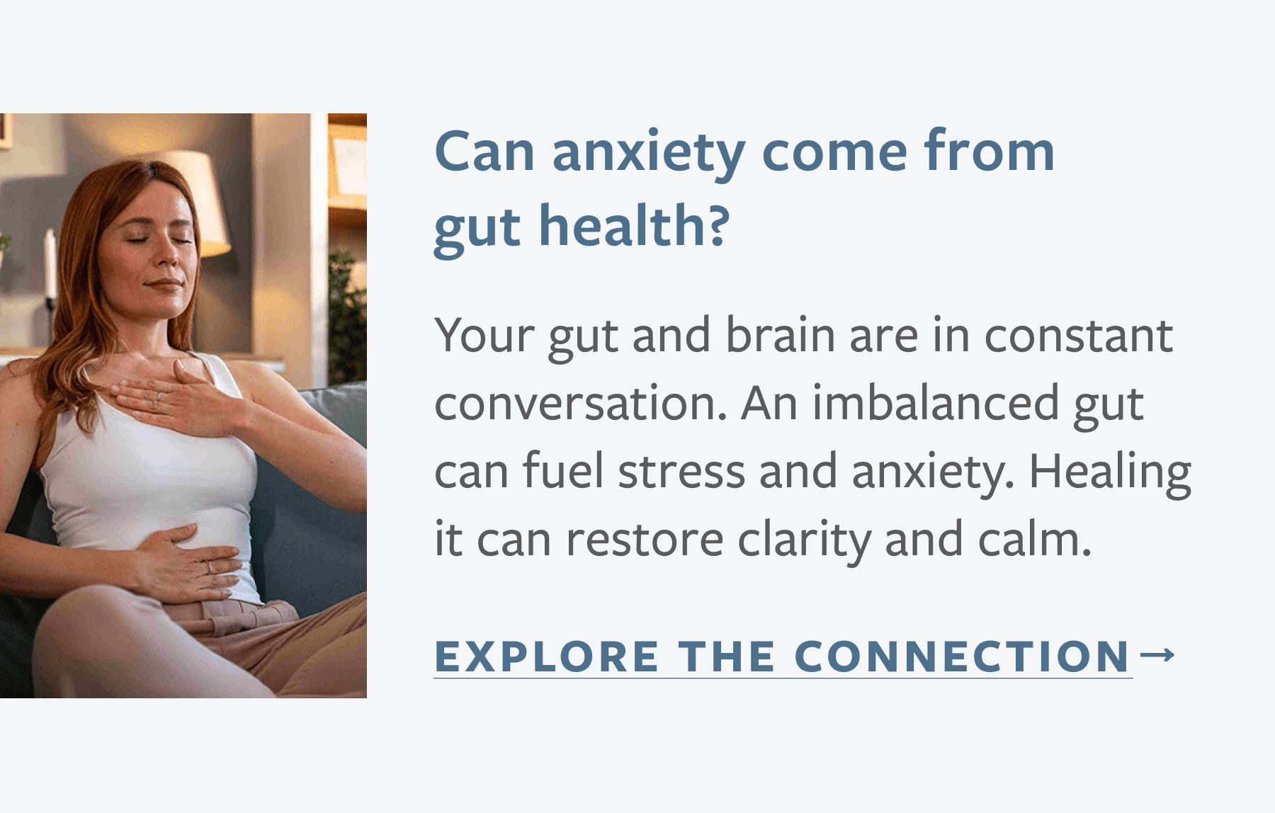 Anxiety from gut