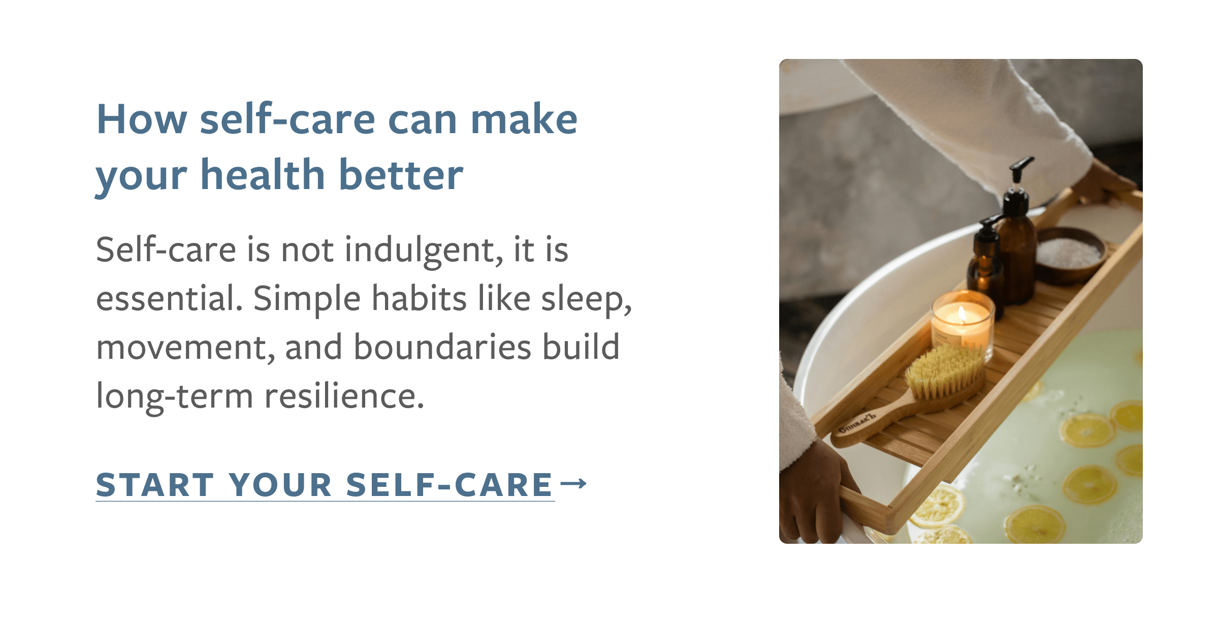 Self-care
