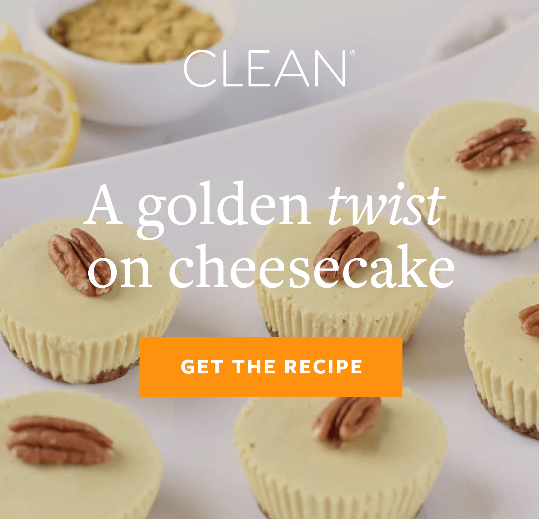 Golden cheesecake