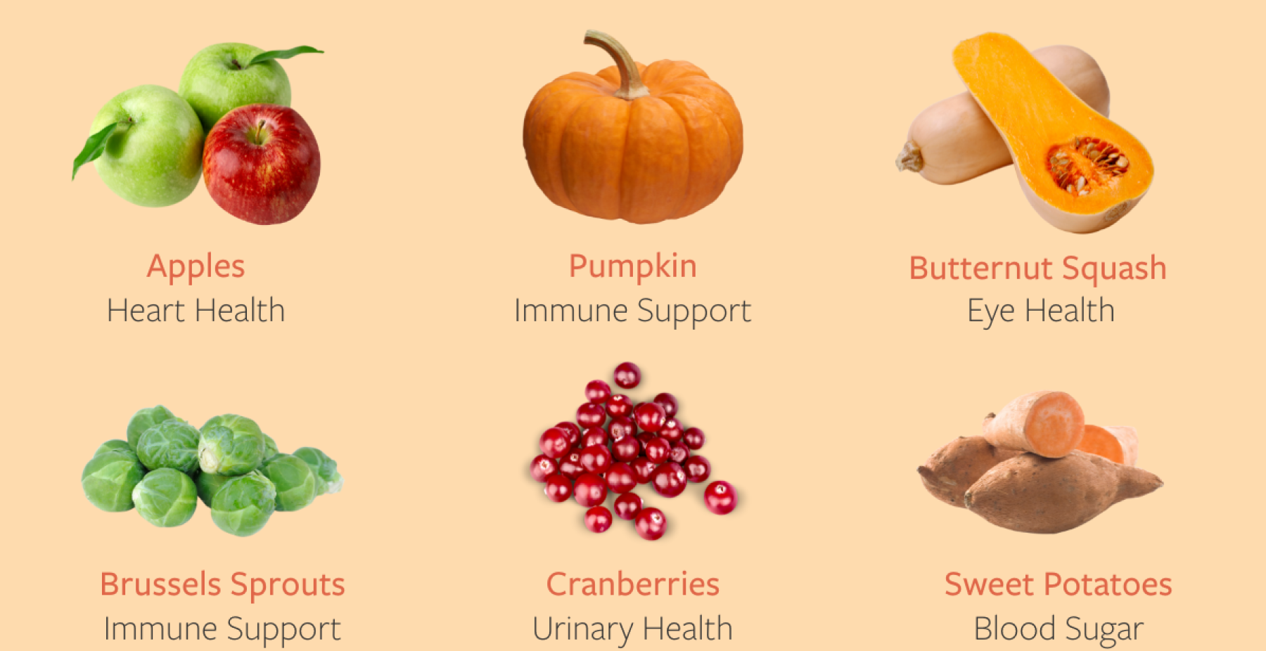 Fall foods that benefit you