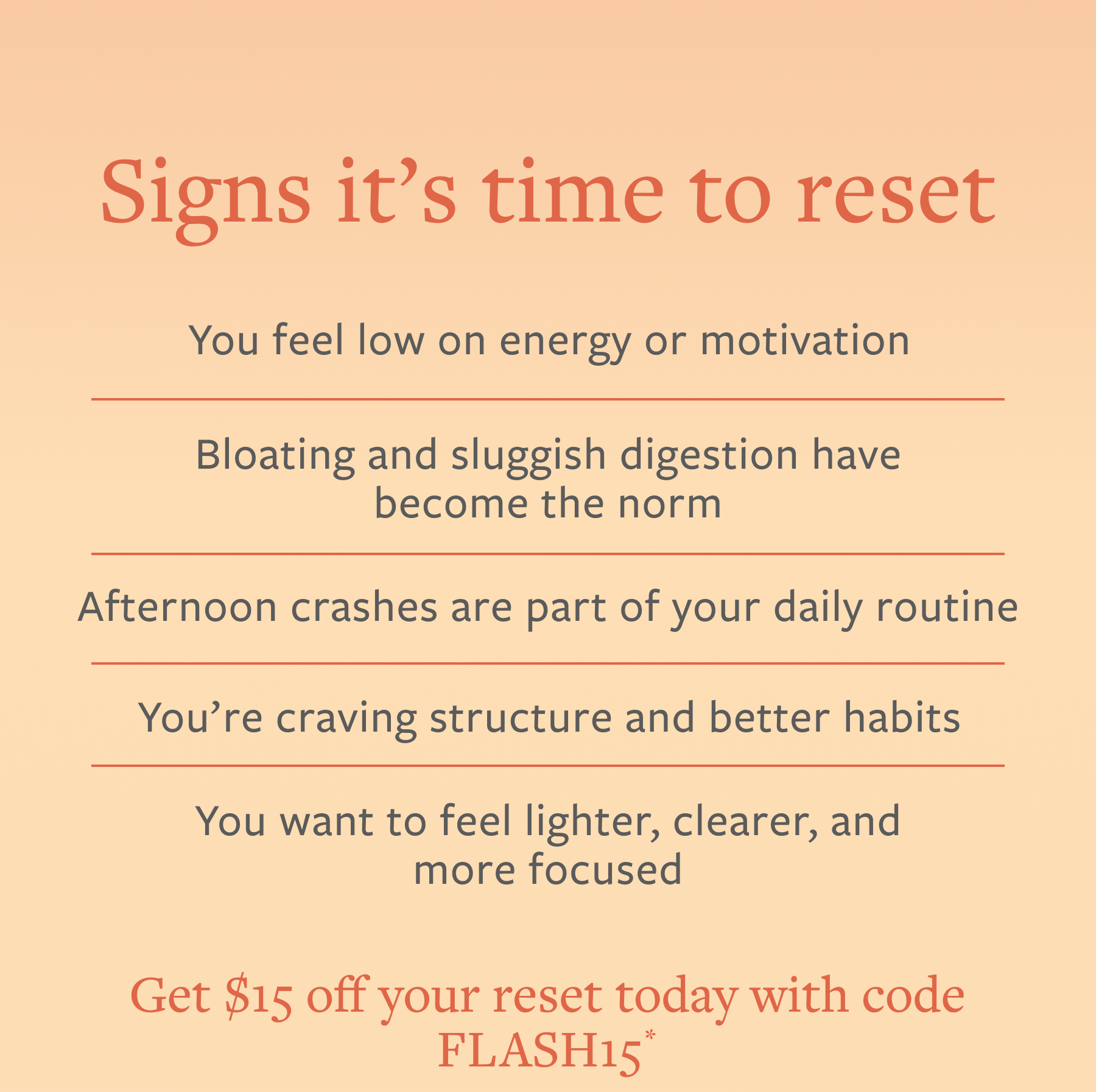 Resets