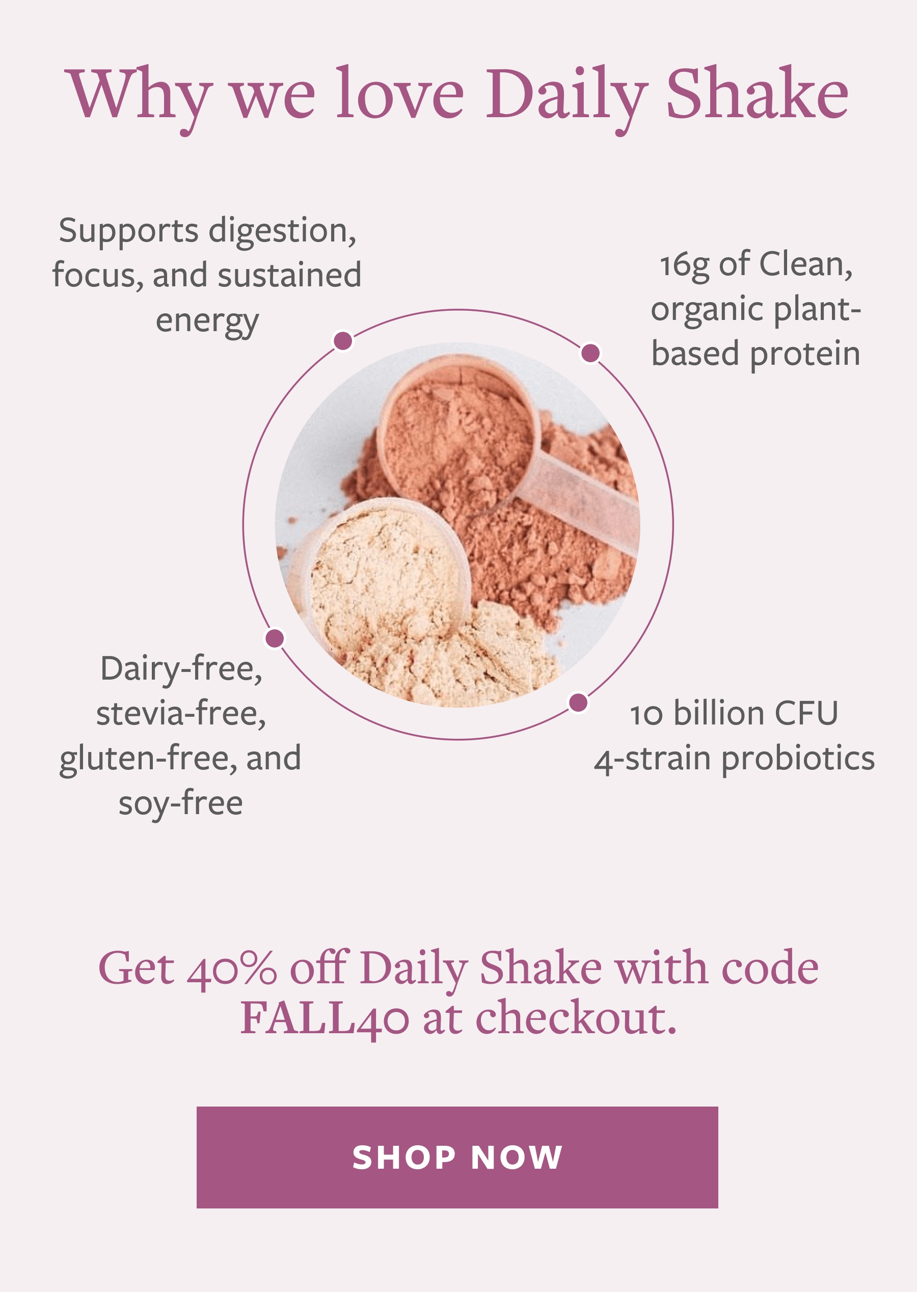 40% off with code FALL40