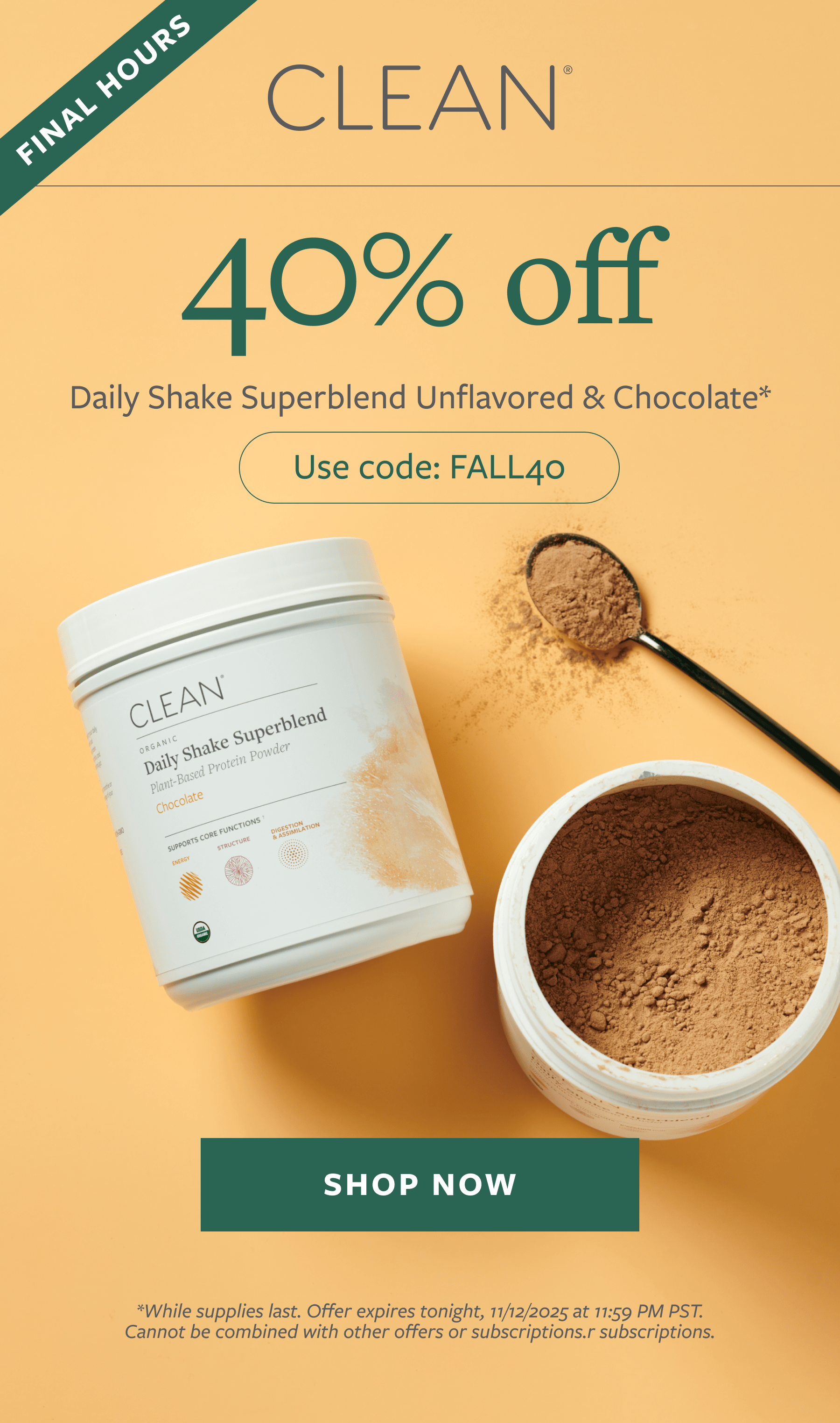 Daily Shake - 40% off