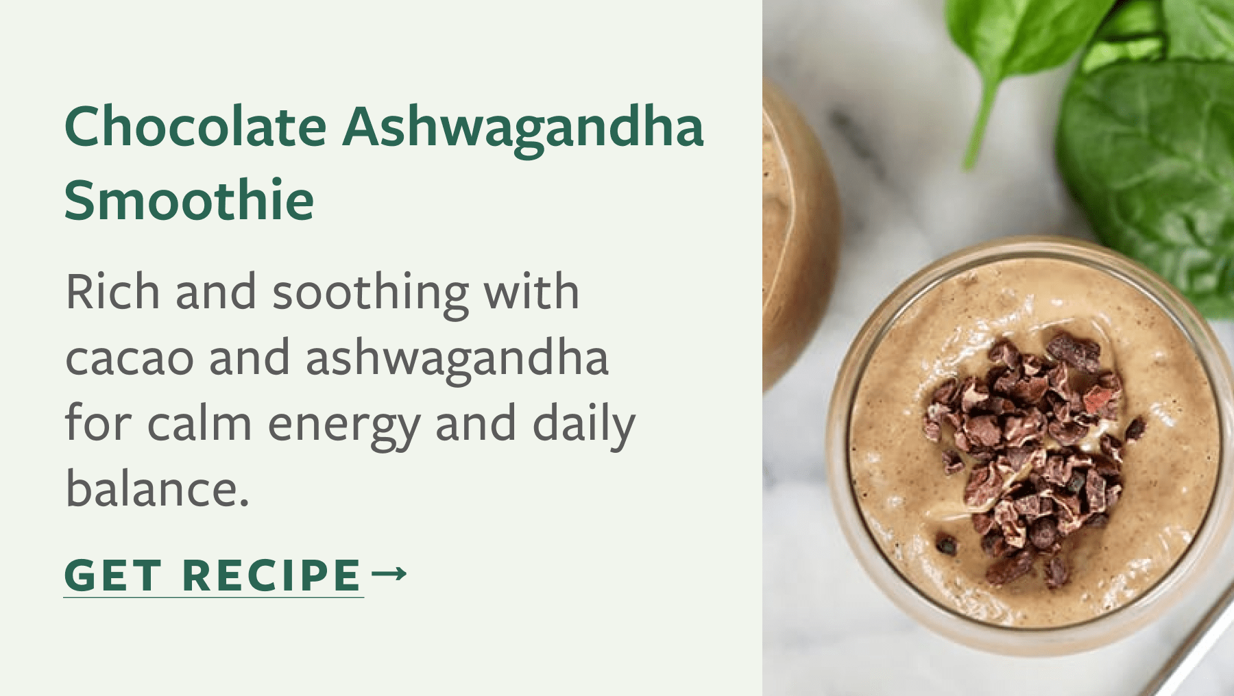 Chocolate smoothie