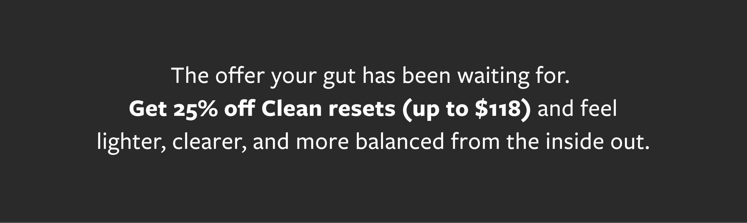 25% off resets