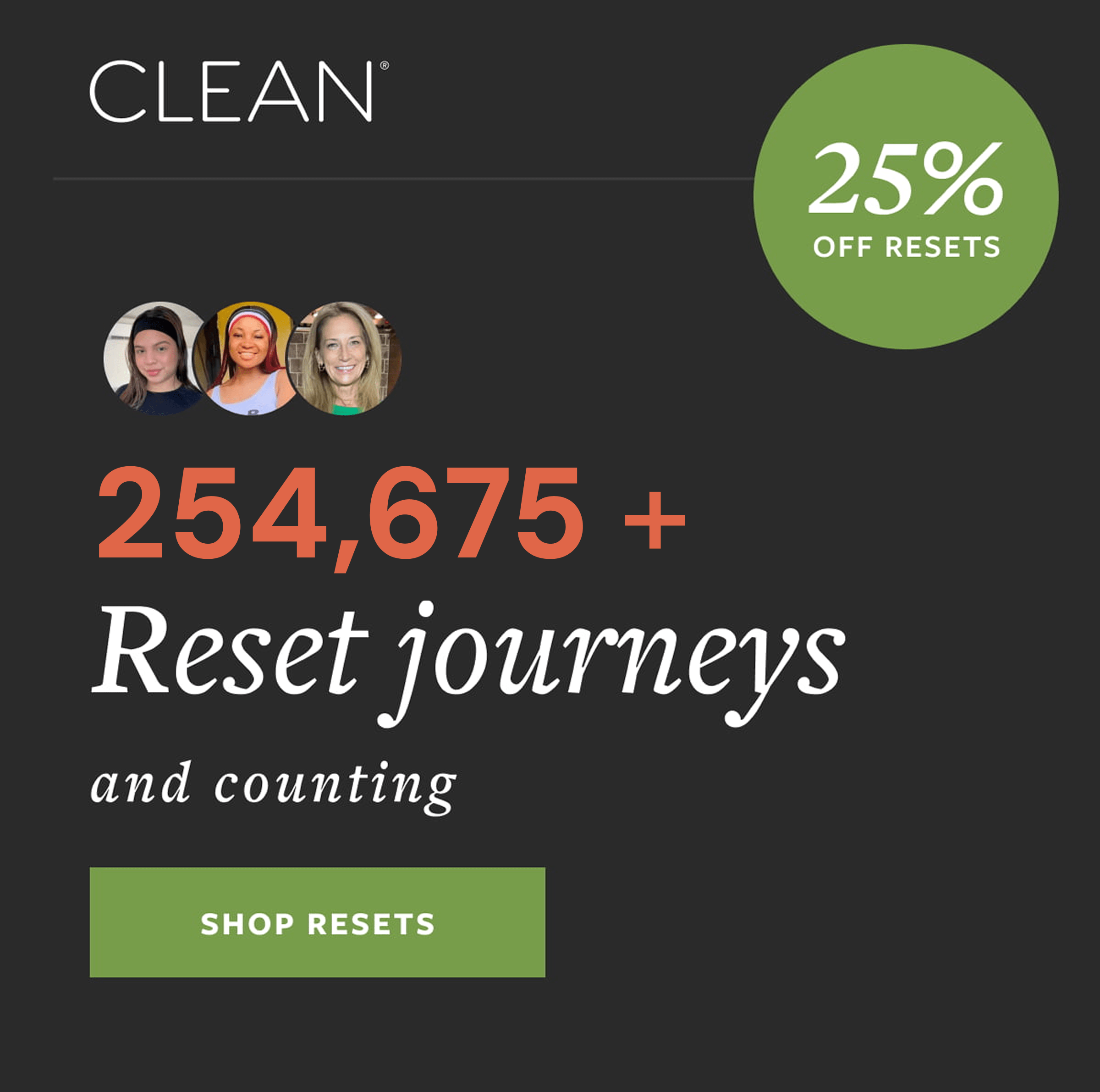  254,675 + Reset journeys and counting