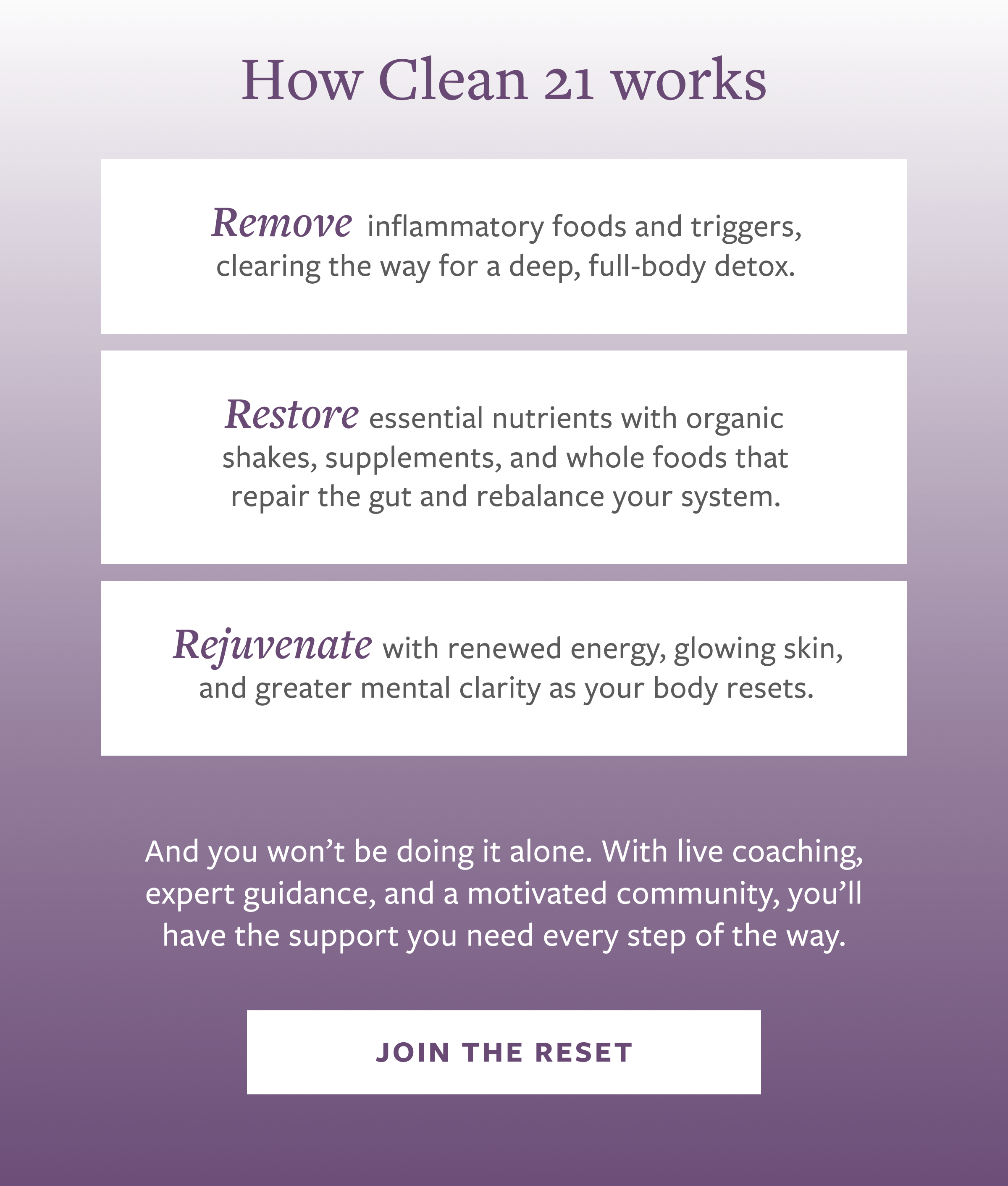 Join the January Community Reset