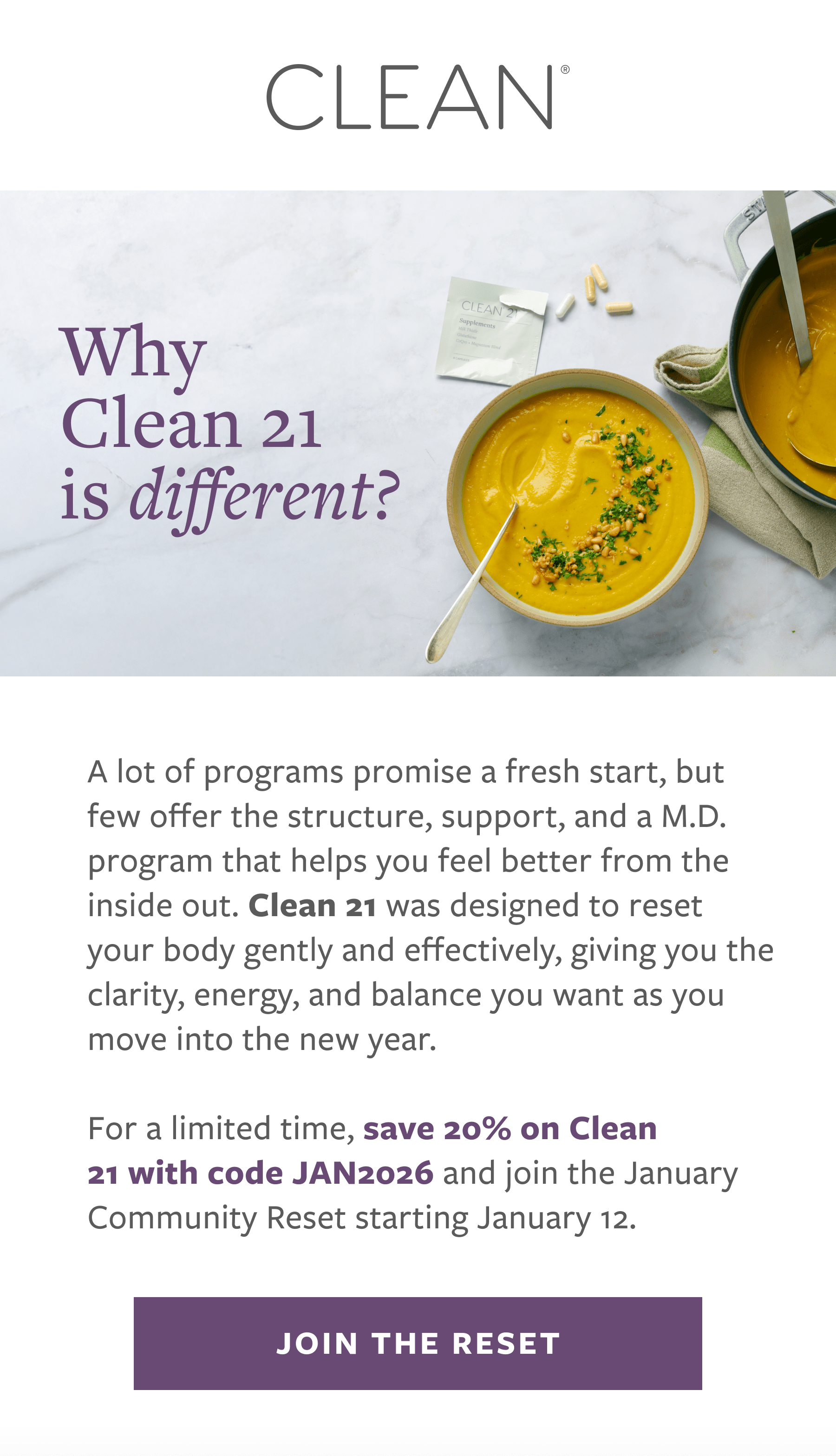 Join the January Community Reset Use Code JAN2026