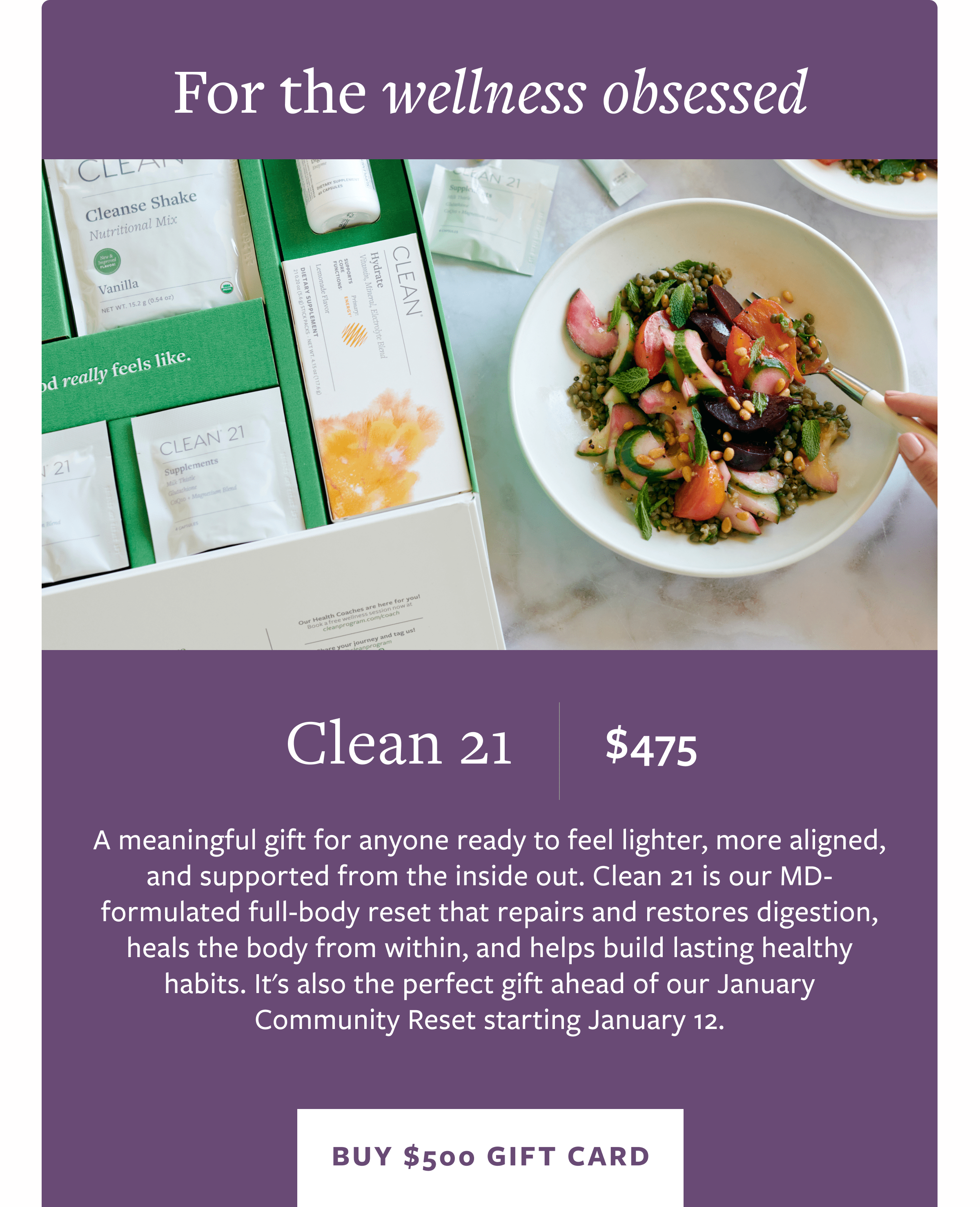 Clean 21 Gift Card