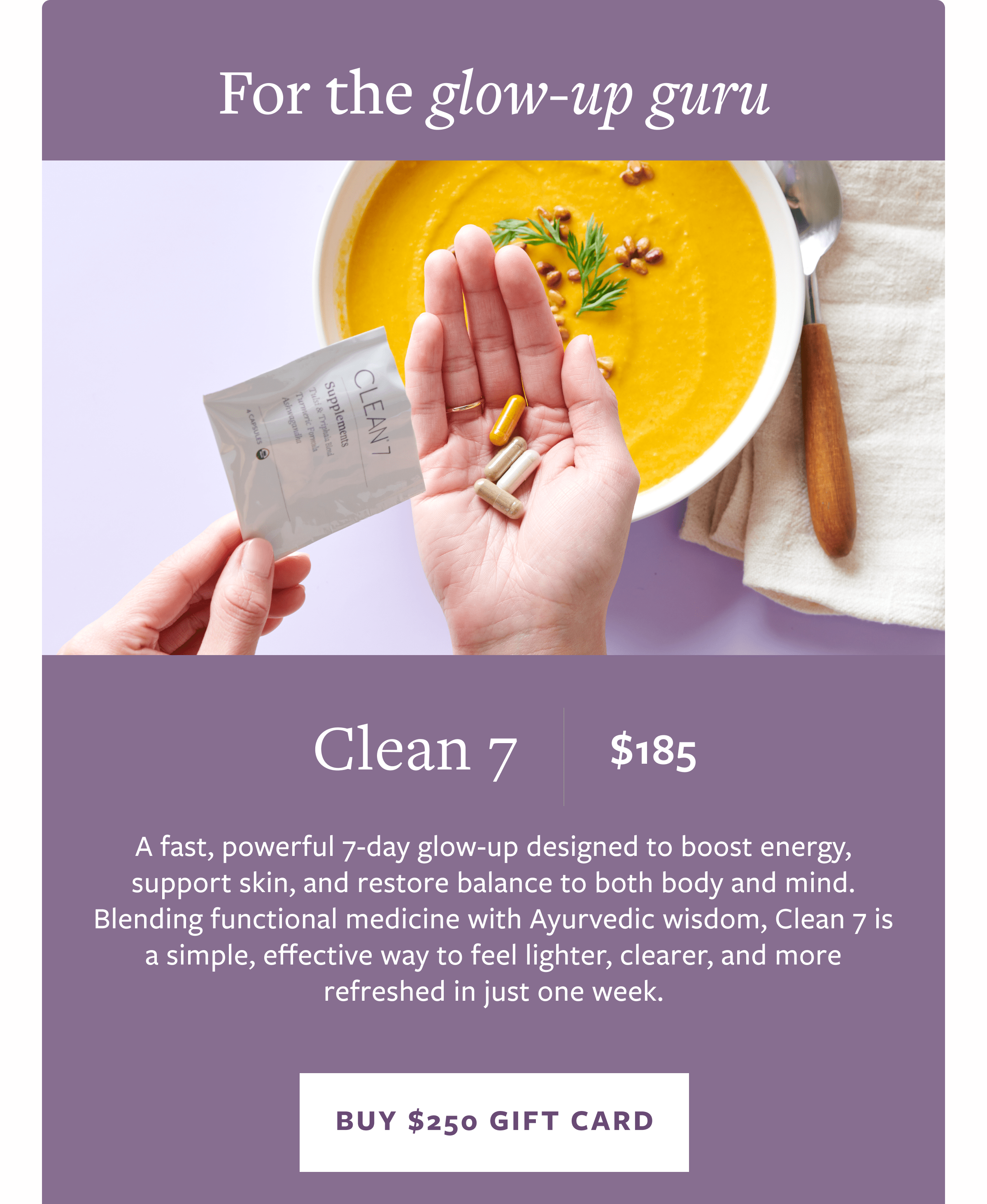 Clean 7 Gift Card