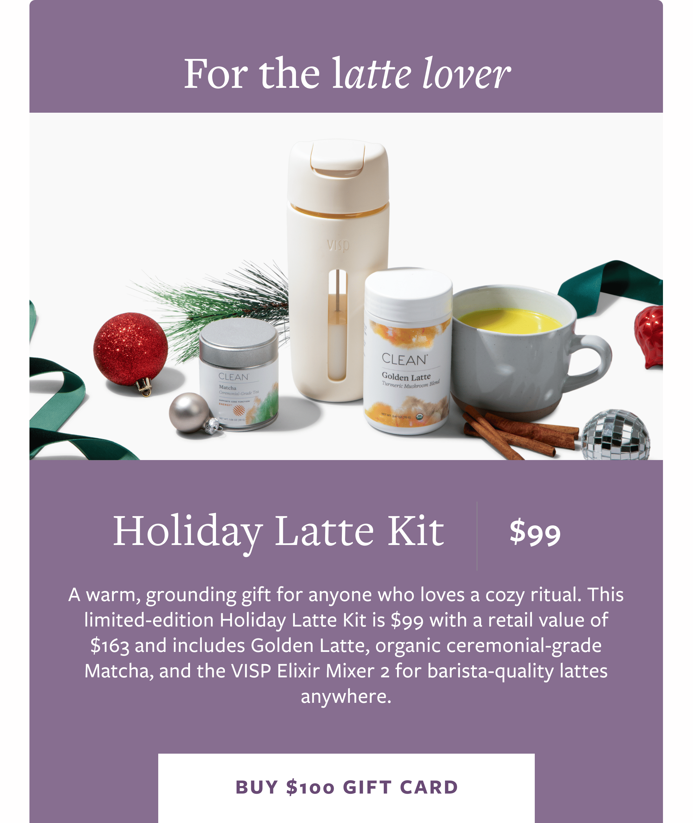Holiday Latte Kit