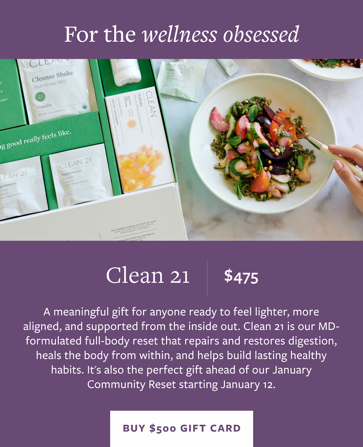 Clean 21 Gift Card