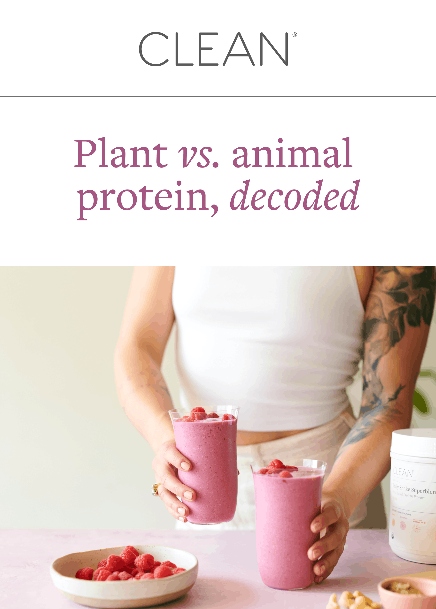 Plant vs Animal Protein