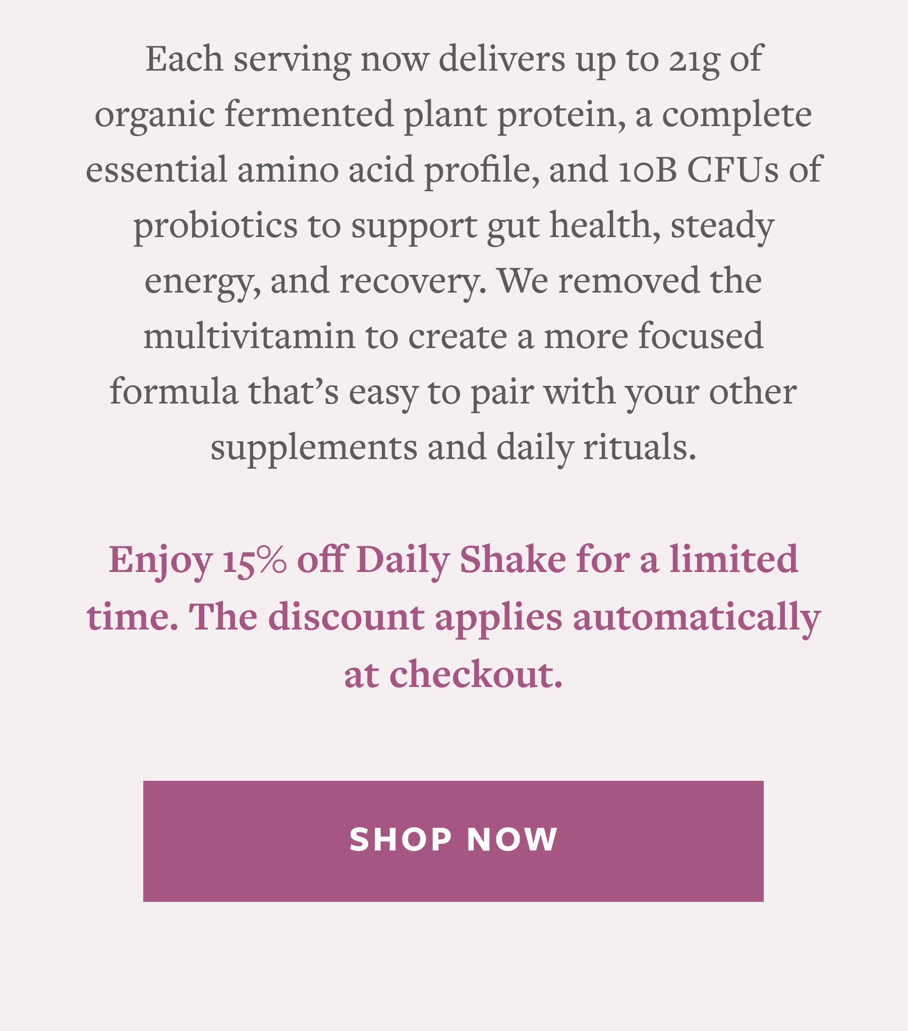 Daily Shake