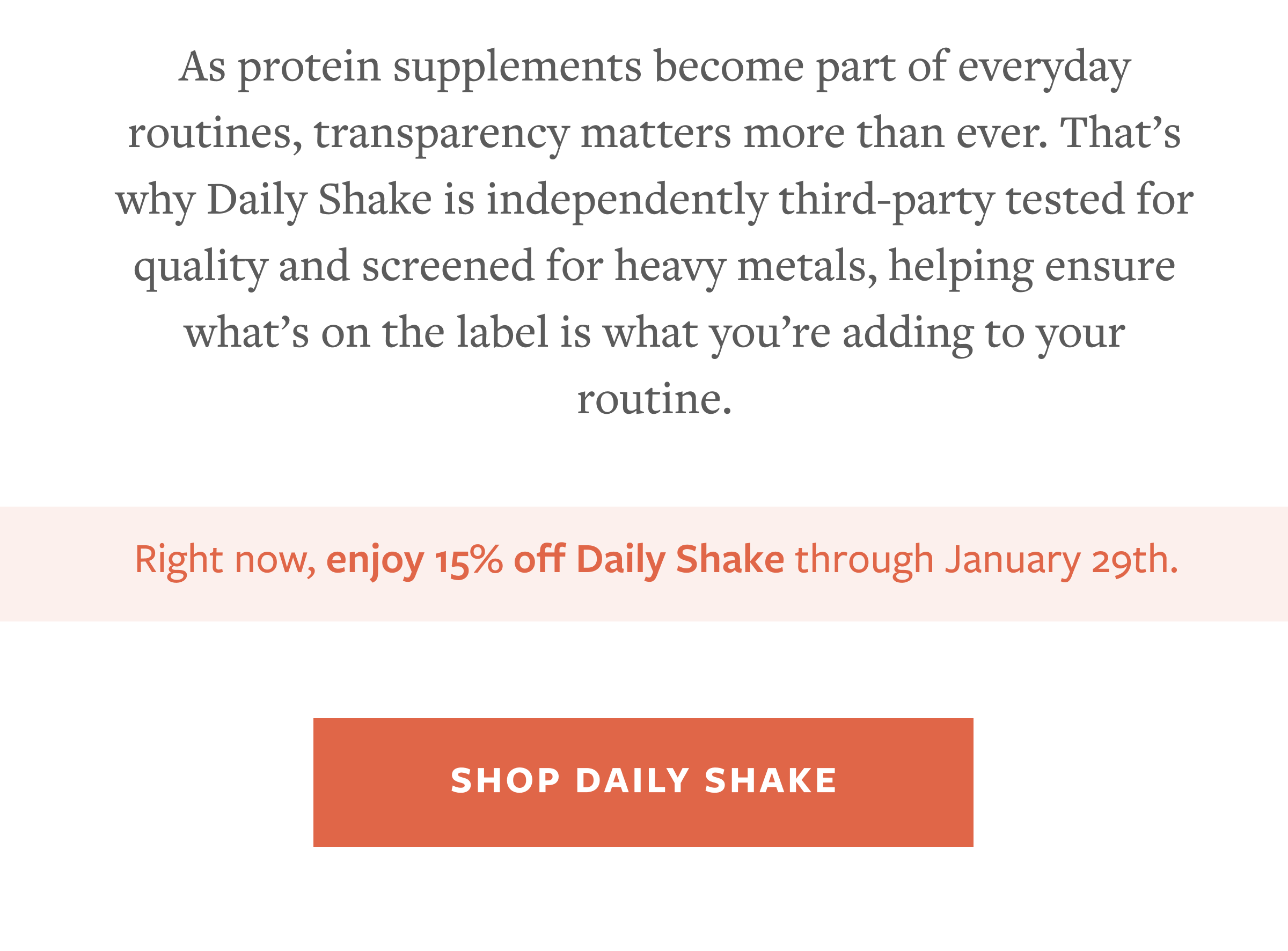 Daily Shake