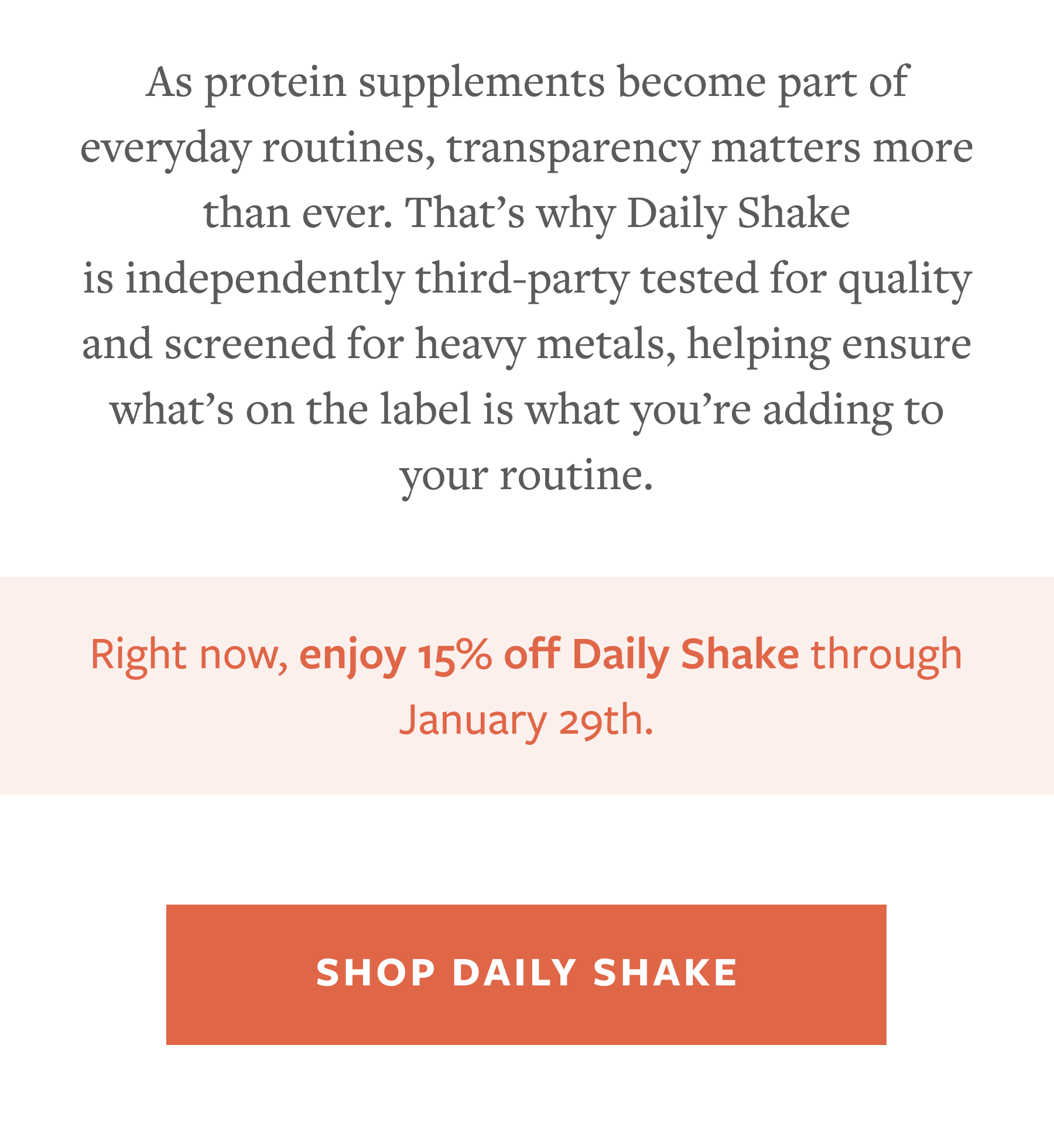 Daily Shake