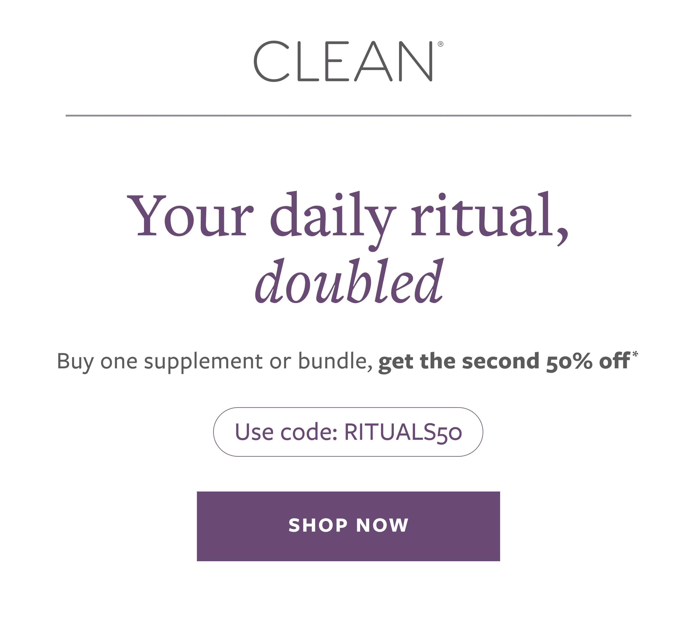 Buy One Get One 50% Off