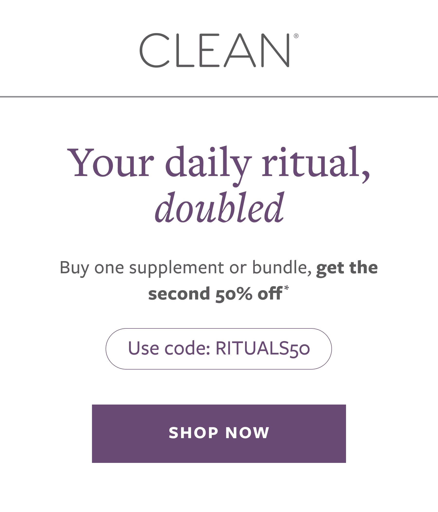 Buy One Get One 50% Off