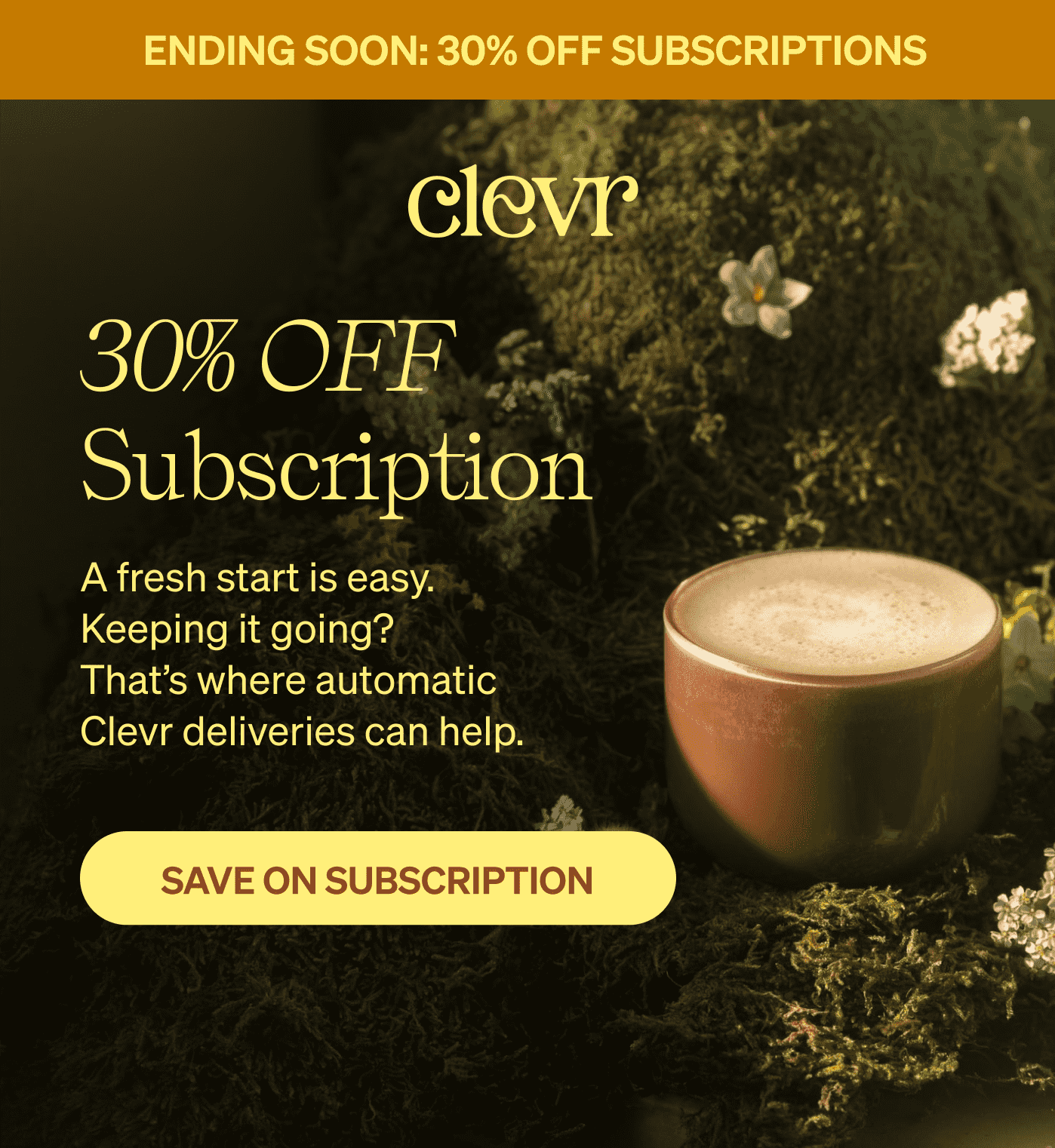 ENDING SOON: 30% OFF SUBSCRIPTIONS | 30% OFF SUBSCRIPTIONS [SAVE ON SUBSCRIPTION]