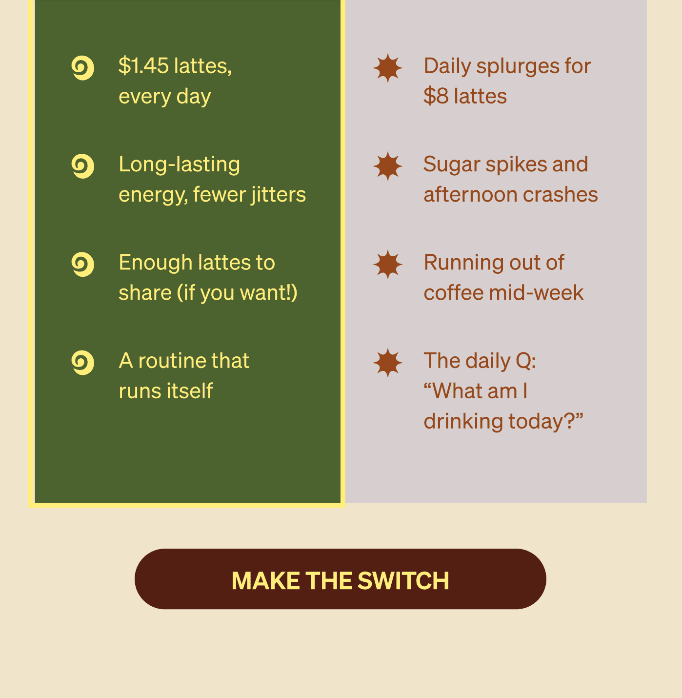 MAKE THE SWITCH