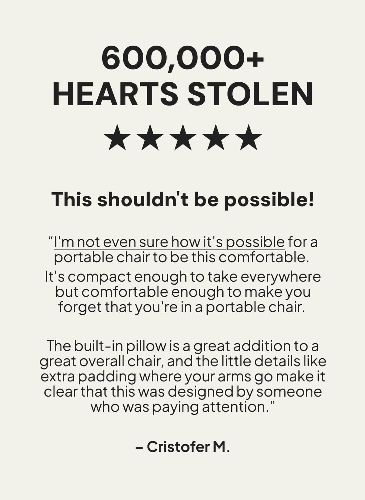 600,000+ HEARTS STOLEN