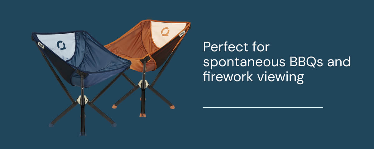 Perfect for spontaneous BBQs and firework viewing