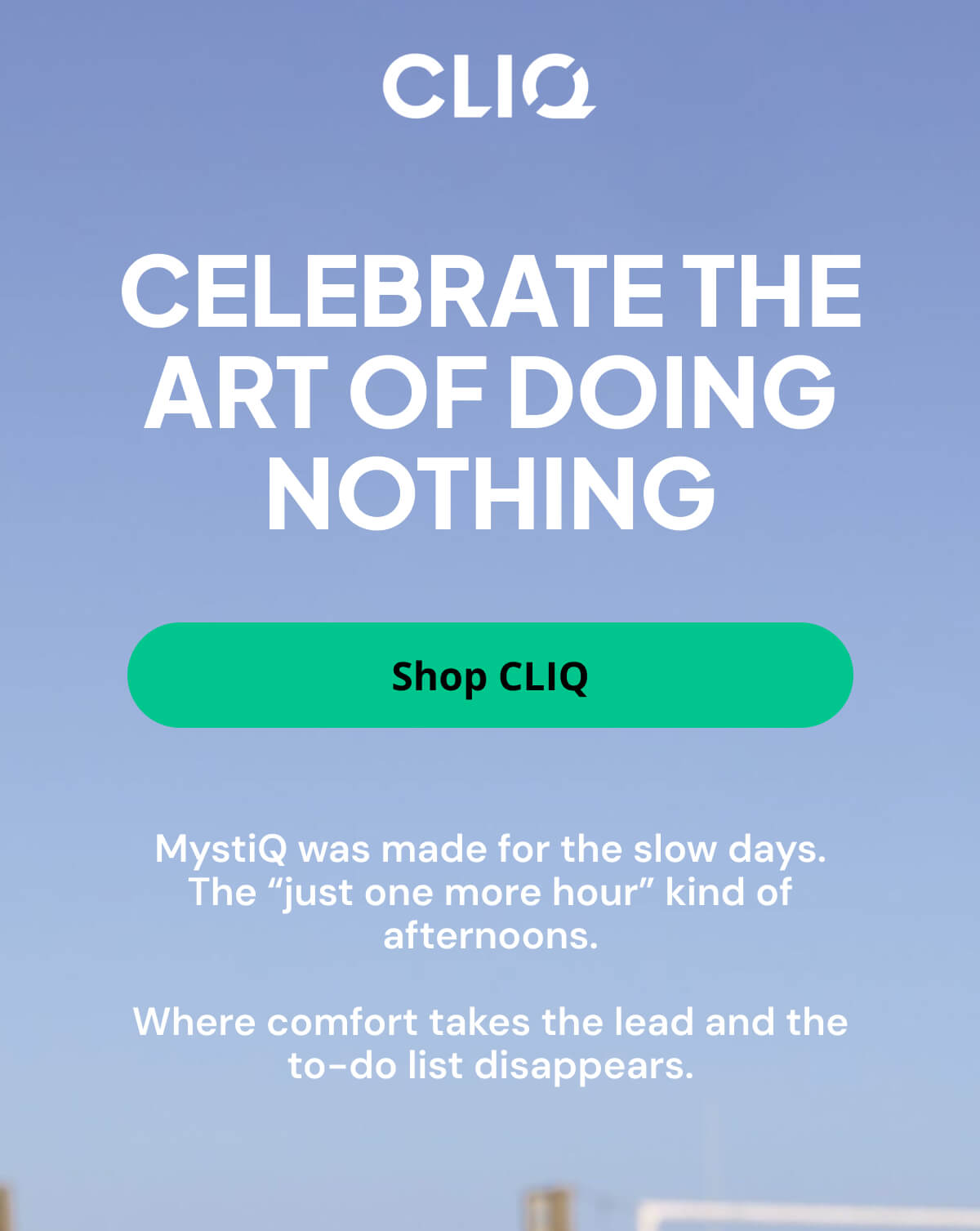 CELEBRATE THE ART OF DOING NOTHING