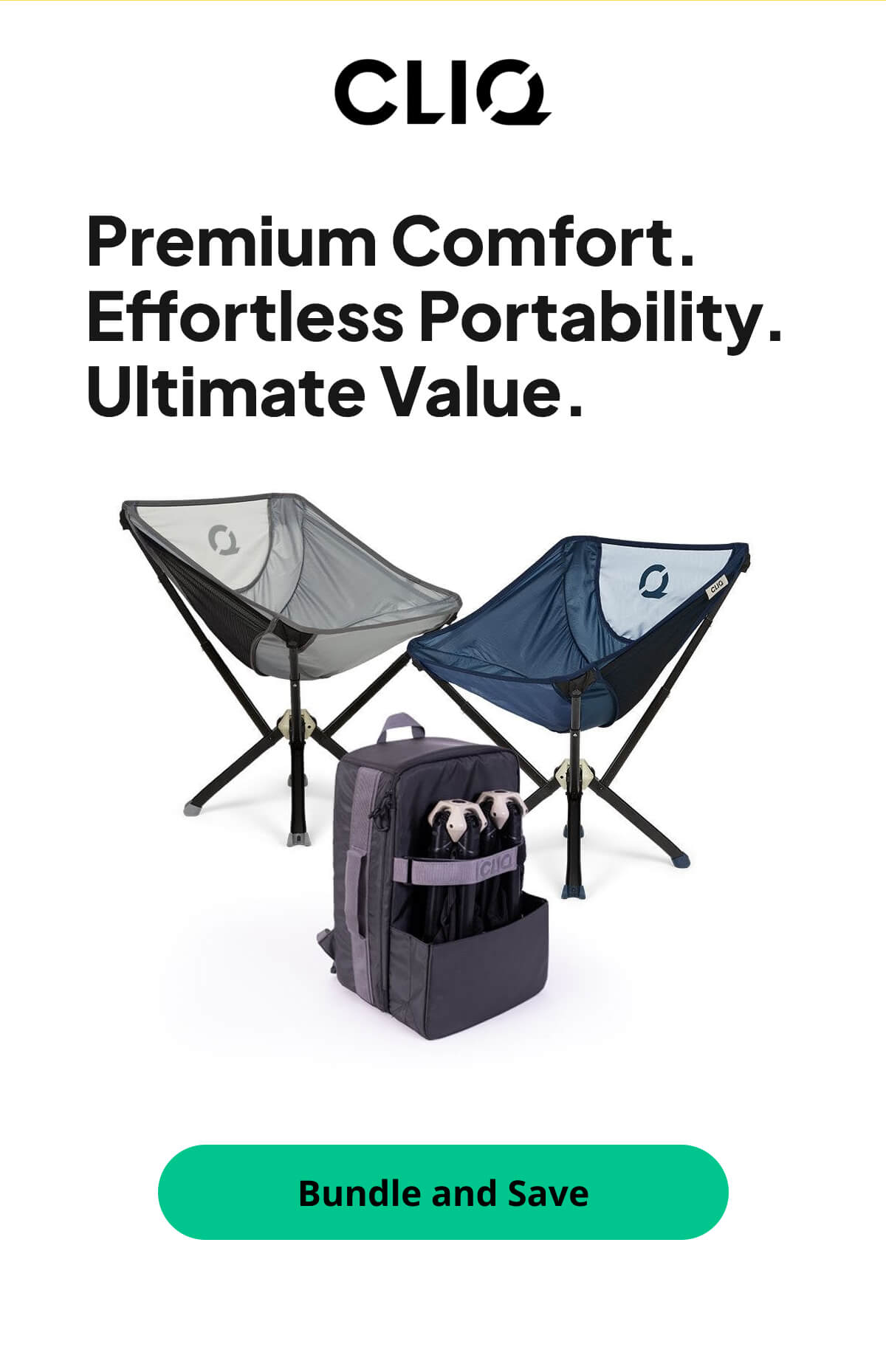 Premium Comfort. Effortless Portability. Ultimate Value.