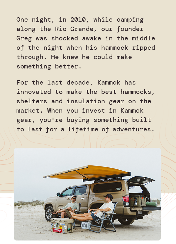 A brief description of who Kammok is.