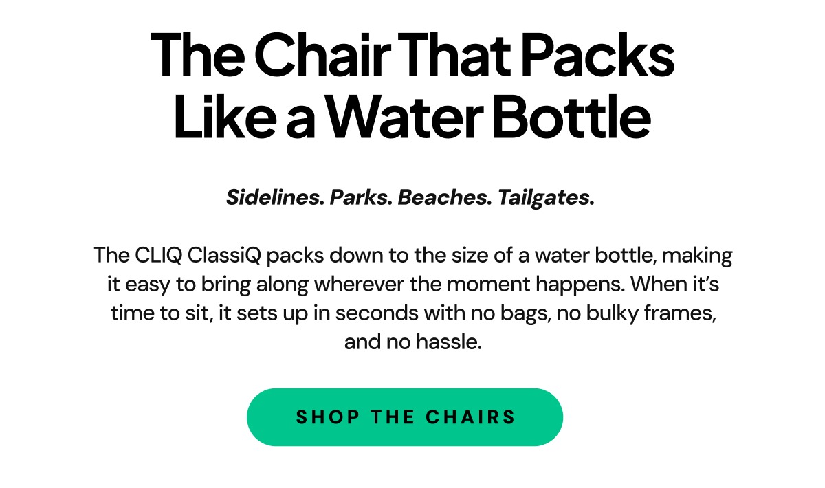 Packs Like a Water Bottle