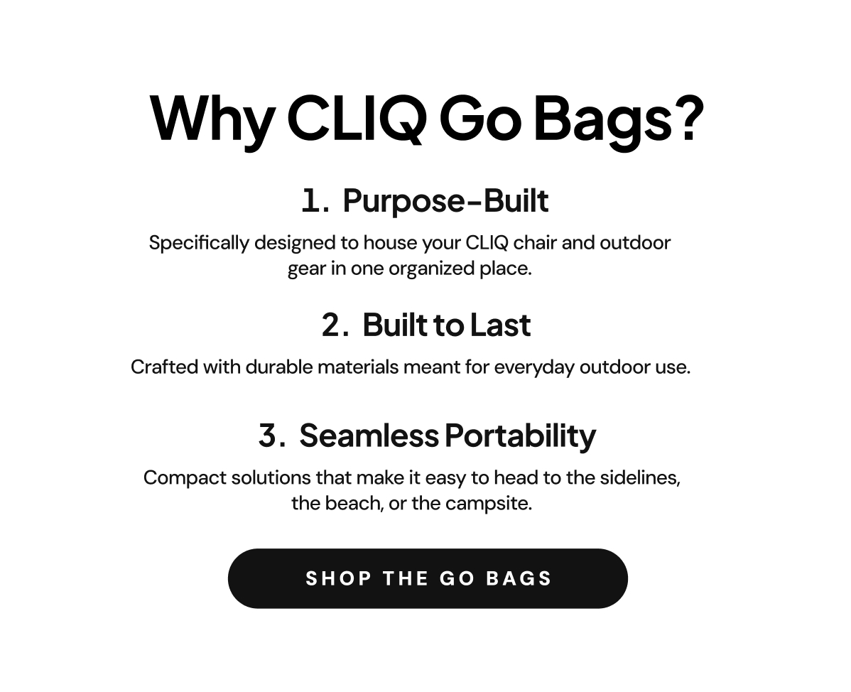 CLIQ Go Bags
