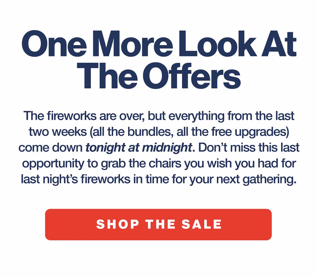 Ends Tonight