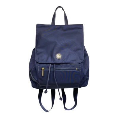 Backpack Designer By Tory Burch In Navy, Size:Medium
