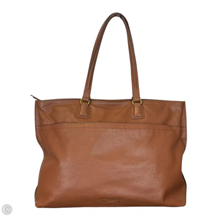 Handbag Leather By Fossil, Size: Large