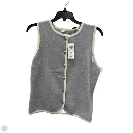 Vest Sweater By Abercrombie And Fitch In Grey, Size: S