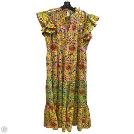 Dress Casual Maxi By Uncle Frank In Yellow, Size: M