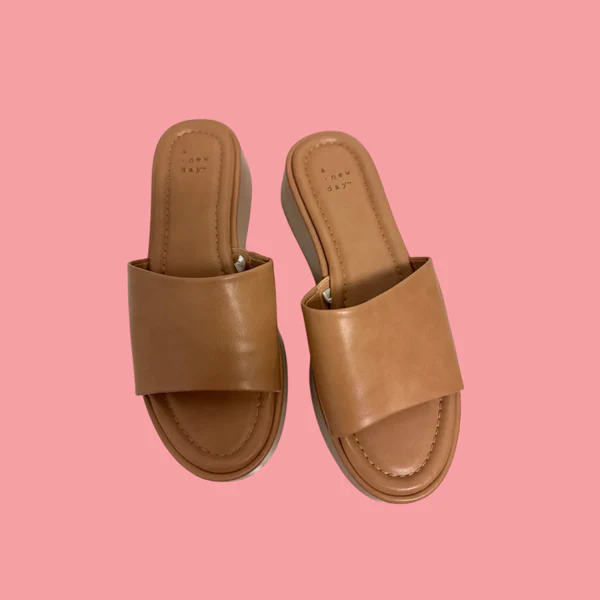 brown sandals